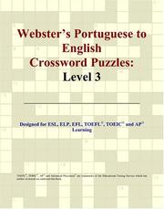 Cover of: Webster's Portuguese to English Crossword Puzzles: Level 3