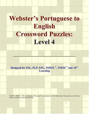 Cover of: Webster's Portuguese to English Crossword Puzzles by Philip M. Parker