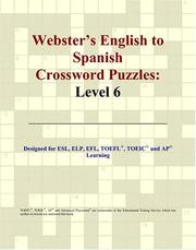 Cover of: Webster's English to Spanish Crossword Puzzles: Level 6