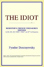 Cover of: The Idiot by ICON Reference