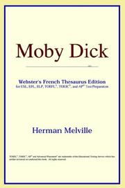 Cover of: Moby Dick (Webster's French Thesaurus Edition) by ICON Reference