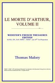 Cover of: Le Morte D'Arthur by ICON Reference