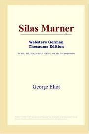 Cover of: Silas Marner (Webster's German Thesaurus Edition) by George Eliot