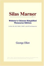 Cover of: Silas Marner (Webster's Chinese-Simplified Thesaurus Edition) by George Eliot