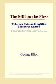 Cover of: The Mill on the Floss (Webster's Chinese-Simplified Thesaurus Edition) by George Eliot
