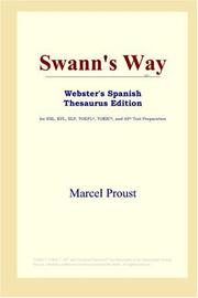 Cover of: Swann's Way (Webster's Spanish Thesaurus Edition) by Marcel Proust