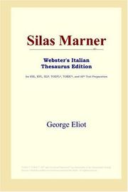 Cover of: Silas Marner (Webster's Italian Thesaurus Edition) by George Eliot
