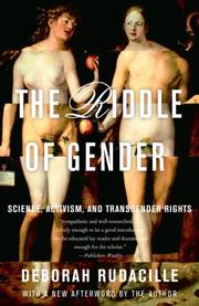Cover of: The Riddle of Gender by Deborah Rudacille