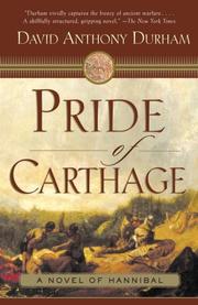 Cover of: Pride of Carthage by David Anthony Durham