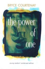 Cover of: The power of one by Bryce Courtenay