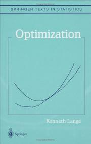 Cover of: Optimization by Kenneth Lange