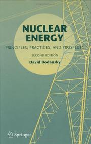 Cover of: Nuclear Energy by David Bodansky