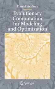 Cover of: Evolutionary Computation for Modeling and Optimization (Interdisciplinary Applied Mathematics)