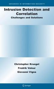 Cover of: Intrusion Detection and Correlation: Challenges and Solutions (Advances in Information Security)