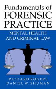 Cover of: Fundamentals of Forensic Practice: Mental Health and Criminal Law