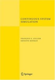 Cover of: Continuous System Simulation by Francois E. Cellier, Ernesto Kofman