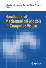 Cover of: Handbook of Mathematical Models in Computer Vision
