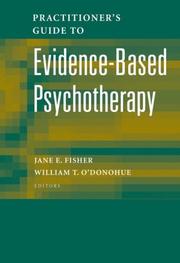 Cover of: Practitioner's Guide to Evidence-Based Psychotherapy by 