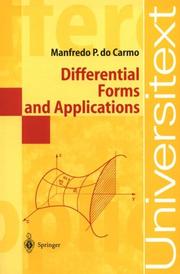 Cover of: Differential forms and applications by Manfredo Perdigão do Carmo