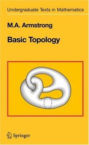 Cover of: Basic Topology (Undergraduate Texts in Mathematics) by M.A. Armstrong