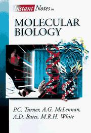 Cover of: Instant Notes in Molecular Biology (Instant Notes Series)