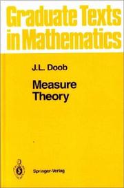 Cover of: Measure theory