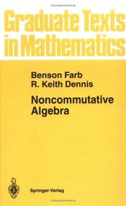 Cover of: Noncommutative algebra by Benson Farb