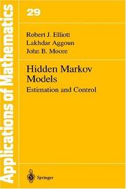 Cover of: Hidden Markov models: estimation and control
