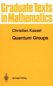 Cover of: Quantum groups by Christian Kassel