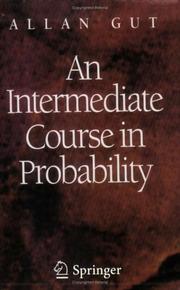 Cover of: An intermediate course in probability