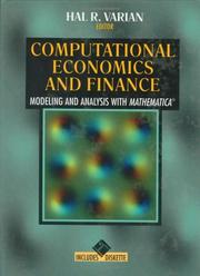 Cover of: Computational Economics and Finance: Modeling and Analysis with Mathematica (Economic & Financial Modeling with Mathematica)