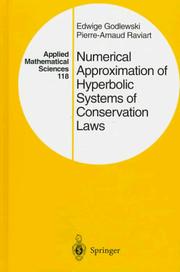 Cover of: Numerical approximation of hyperbolic systems of conservation laws