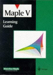 Cover of: Maple V learning guide by K. M Heal