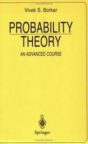 Cover of: Probability theory by Vivek S. Borkar