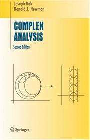 Complex analysis by Joseph Bak