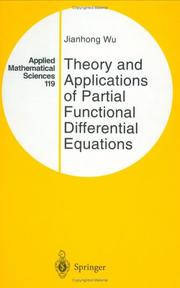 Cover of: Theory and applications of partial functional differential equations