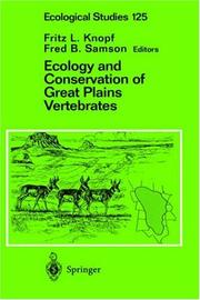 Cover of: Ecology and conservation of Great Plains vertebrates