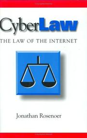 Cyberlaw by Jonathan Rosenoer