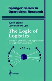 Cover of: The logic of logistics by Julien Bramel