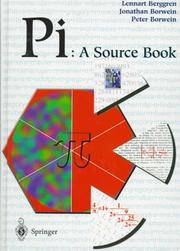 Cover of: Pi, a source book by [edited by] Lennart Berggren, Jonathan Borwein, Peter Borwein.