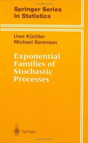 Cover of: Exponential families of stochastic processes