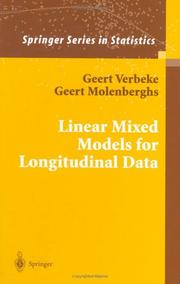 Cover of: Linear Mixed Models for Longitudinal Data by Geert Verbeke, Geert Molenberghs