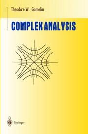 Cover of: Complex Analysis by Theodore W. Gamelin