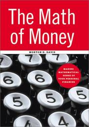 Cover of: The Math of Money by Morton D. Davis