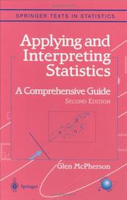 Cover of: Applying and interpreting statistics: a comprehensive guide