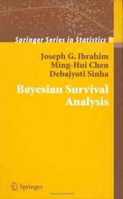 Cover of: Bayesian Survival Analysis by Joseph G. Ibrahim, Ming-Hui Chen, Debajyoti Sinha