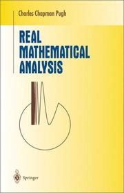 Cover of: Real Mathematical Analysis by Charles Chapman Pugh