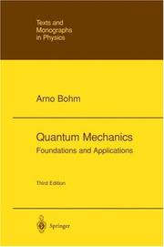 Cover of: Quantum Mechanics/Springer Study Edition by Arno Bohm
