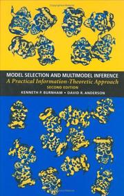 Cover of: Model Selection and Multi-Model Inference by Kenneth P. Burnham, David Anderson