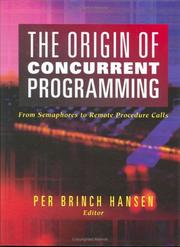 Cover of: The Origins of Concurrent Programming: From Semaphores to Remote Procedure Calls